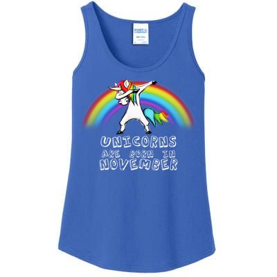 Unicorns Are Born In November Ladies Essential Tank