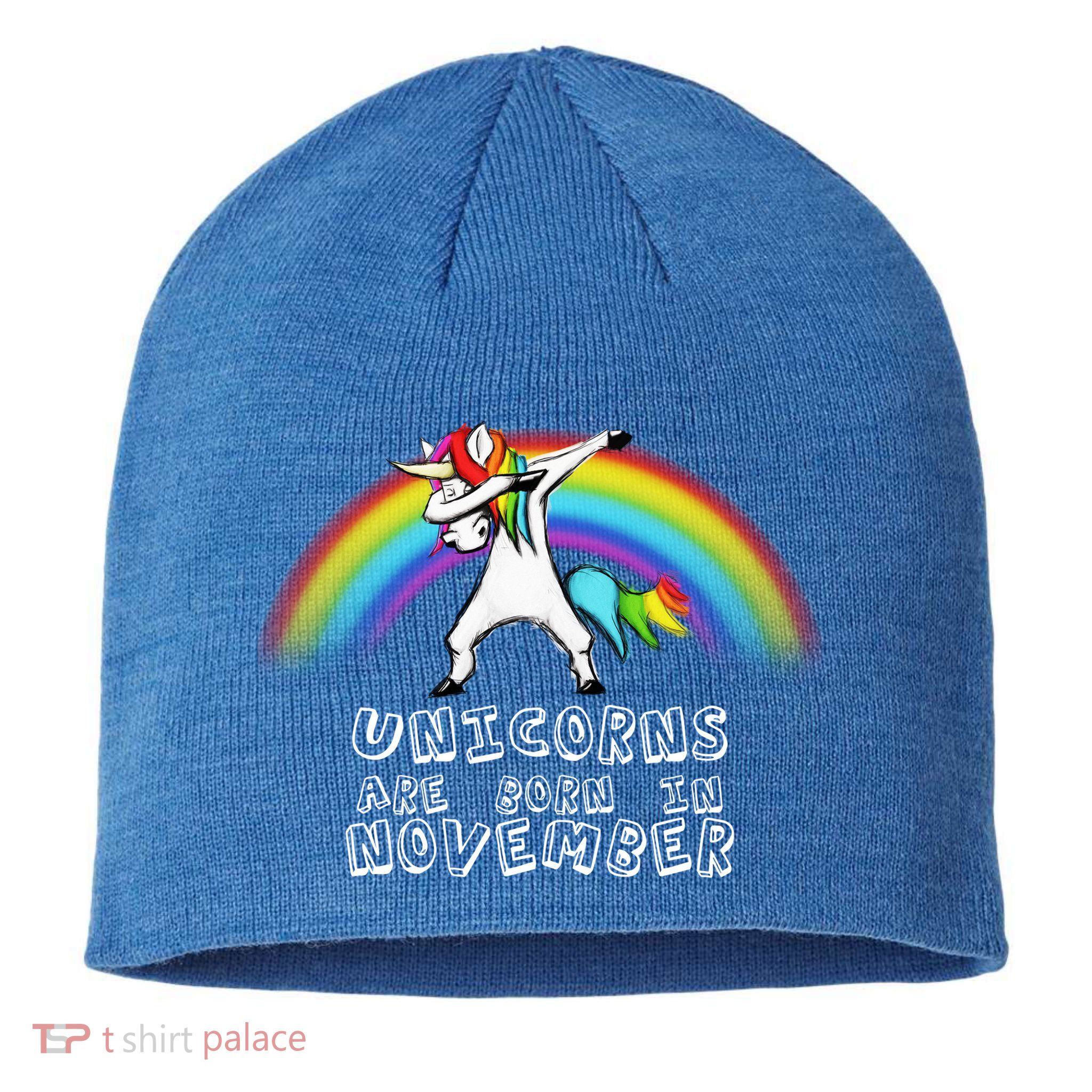 Unicorns Are Born In November Sustainable Beanie