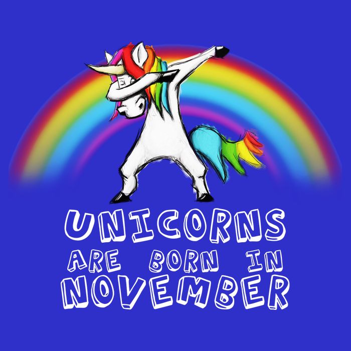 Unicorns Are Born In November Premium T-Shirt