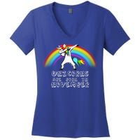 Unicorns Are Born In November Women's V-Neck T-Shirt