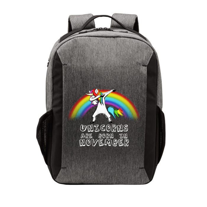 Unicorns Are Born In November Vector Backpack