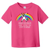 Unicorns Are Born In October Birthday Toddler T-Shirt