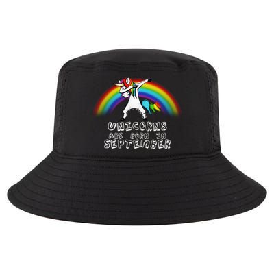 Unicorns Are Born In September Birthday Cool Comfort Performance Bucket Hat