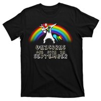 Unicorns Are Born In September Birthday T-Shirt