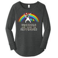 Unicorns Are Born In September Birthday Women's Perfect Tri Tunic Long Sleeve Shirt