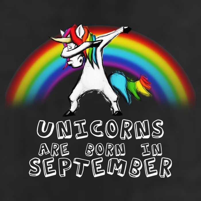 Unicorns Are Born In September Birthday Trucker Hat