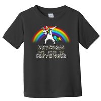 Unicorns Are Born In September Birthday Toddler T-Shirt