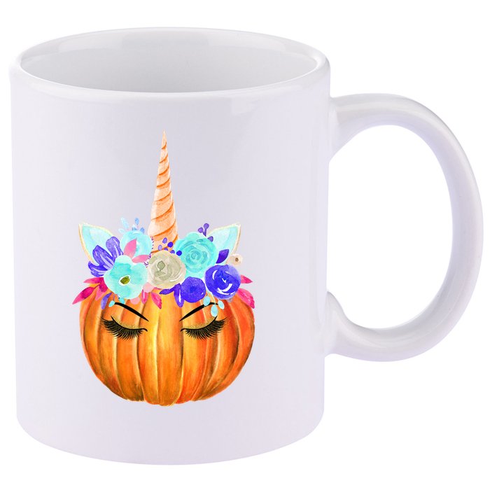 Unicron Pumpkin 11oz C Handle Ceramic Mug