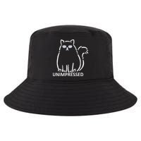 Unimpressed Funny Angry Cat Cool Comfort Performance Bucket Hat