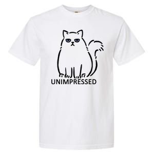 Unimpressed Funny Angry Cat Garment-Dyed Heavyweight T-Shirt