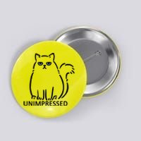 Unimpressed Funny Angry Cat Button