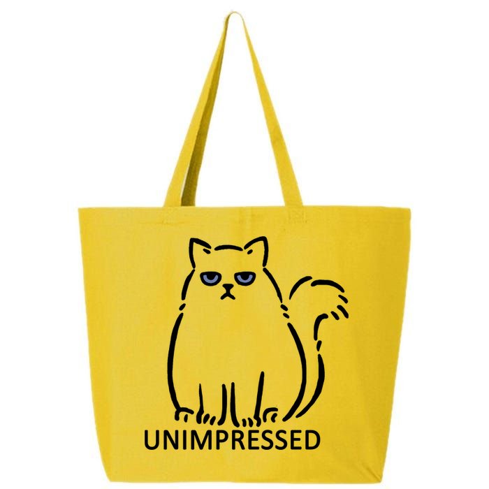 Unimpressed Funny Angry Cat 25L Jumbo Tote