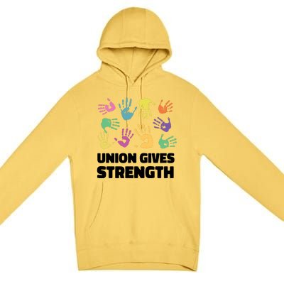 Union Gives Strength Premium Pullover Hoodie