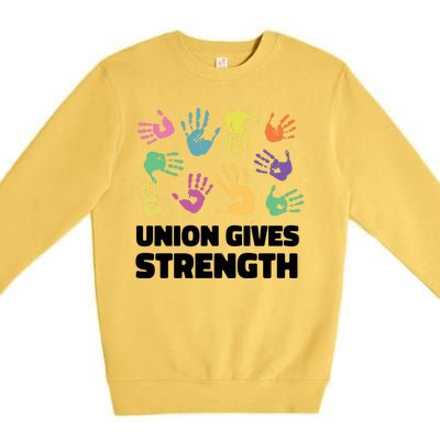 Union Gives Strength Premium Crewneck Sweatshirt