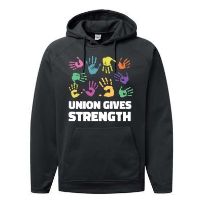 Union Gives Strength Performance Fleece Hoodie