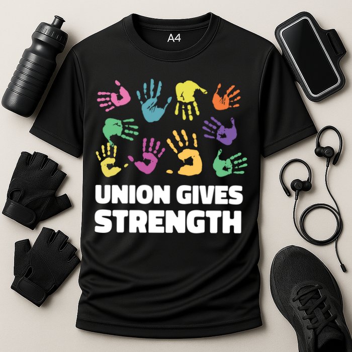 Union Gives Strength Cooling Performance Crew T-Shirt