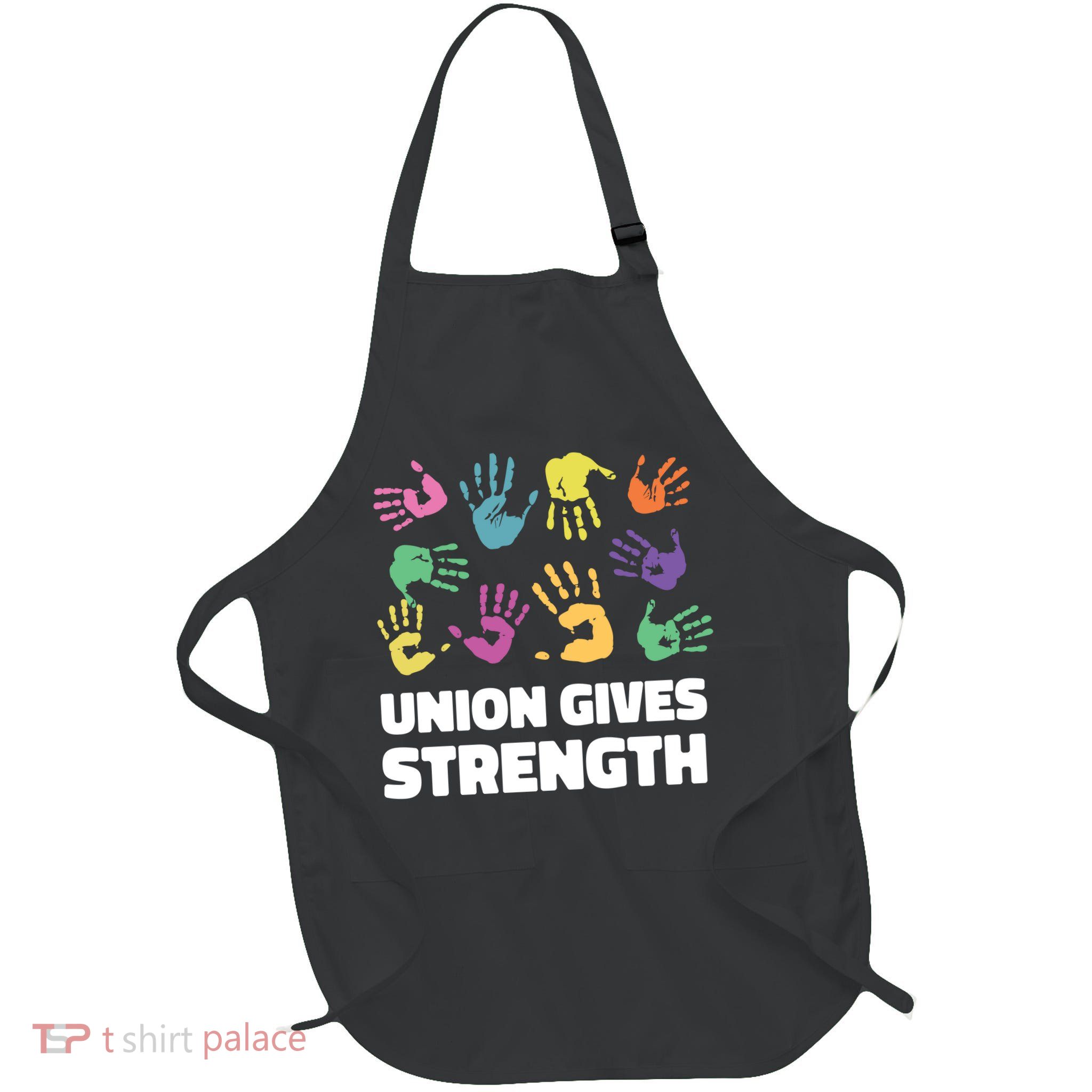 Union Gives Strength Full-Length Apron With Pockets