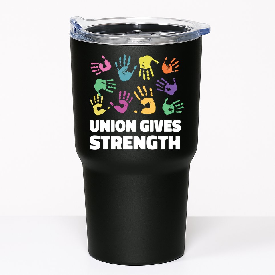 Union Gives Strength Tumbler