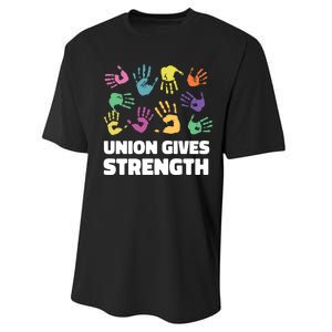 Union Gives Strength Performance Sprint T-Shirt