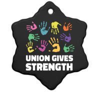 Union Gives Strength Ceramic Star Ornament