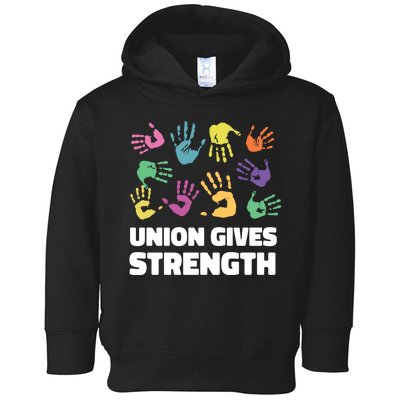 Union Gives Strength Toddler Hoodie