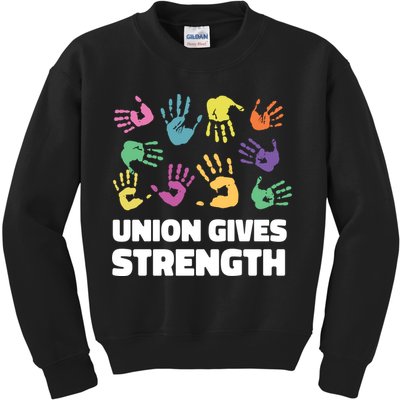 Union Gives Strength Kids Sweatshirt