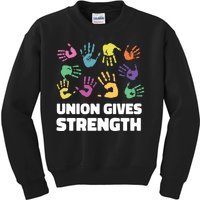 Union Gives Strength Kids Sweatshirt