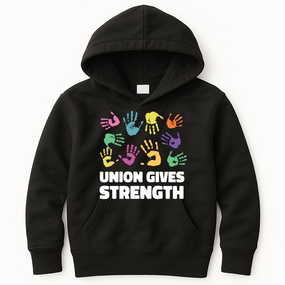 Union Gives Strength Kids Hoodie