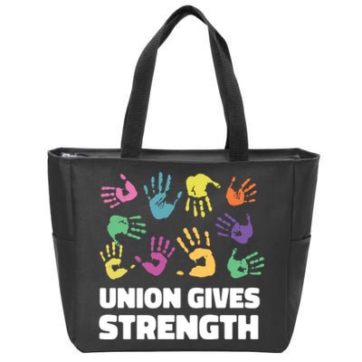 Union Gives Strength Zip Tote Bag