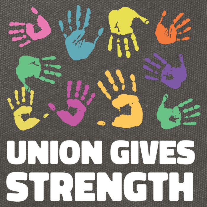 Union Gives Strength Cotton Canvas Backpack