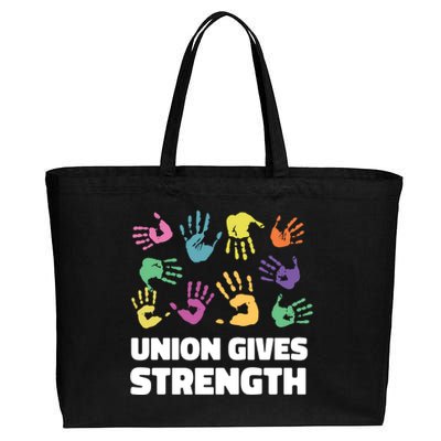 Union Gives Strength Cotton Canvas Jumbo Tote