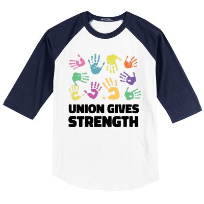 Union Gives Strength Baseball Sleeve Shirt