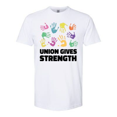 Union Gives Strength Softstyle CVC T-Shirt