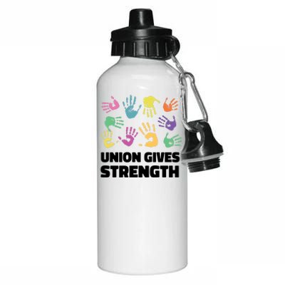 Union Gives Strength Aluminum Water Bottle