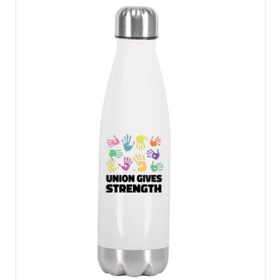 Union Gives Strength Stainless Steel Insulated Water Bottle