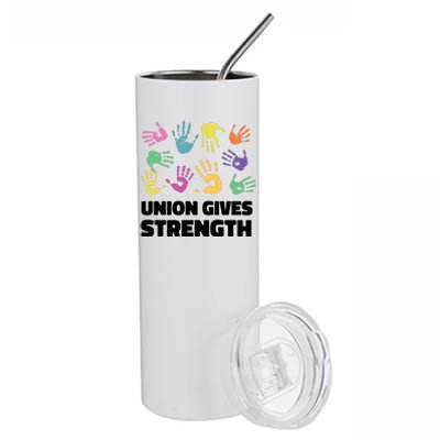 Union Gives Strength Stainless Steel Tumbler