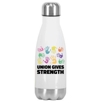 Union Gives Strength Stainless Steel Insulated Water Bottle