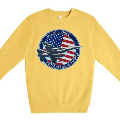 United States Air Force Logo Premium Crewneck Sweatshirt