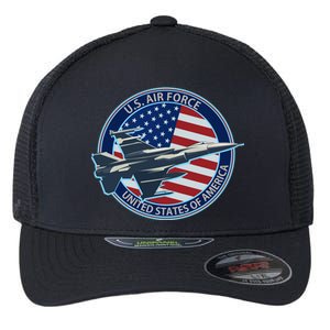 United States Air Force Logo Flexfit Unipanel Trucker Cap