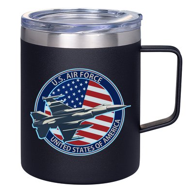 United States Air Force Logo 12oz Stainless Steel Coffee Mug