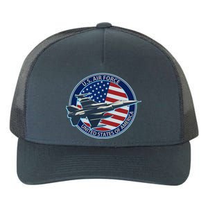 United States Air Force Logo Yupoong Adult 5-Panel Trucker Hat