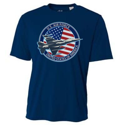 United States Air Force Logo Cooling Performance Crew T-Shirt