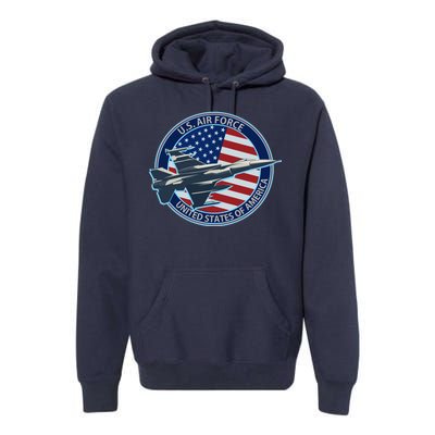 United States Air Force Logo Premium Hoodie