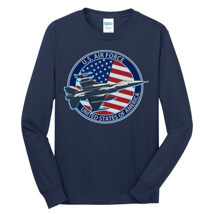 United States Air Force Logo Tall Long Sleeve T-Shirt