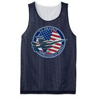 United States Air Force Logo Mesh Reversible Basketball Jersey Tank