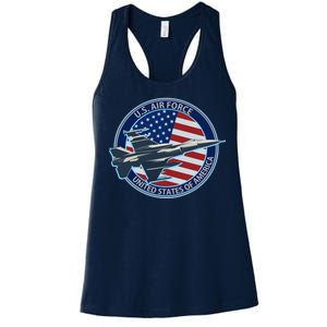 United States Air Force Logo Women's Racerback Tank