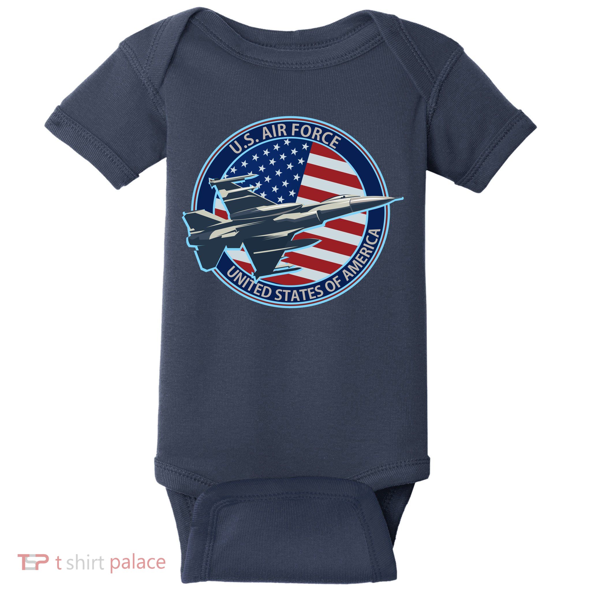United States Air Force Logo Baby Bodysuit