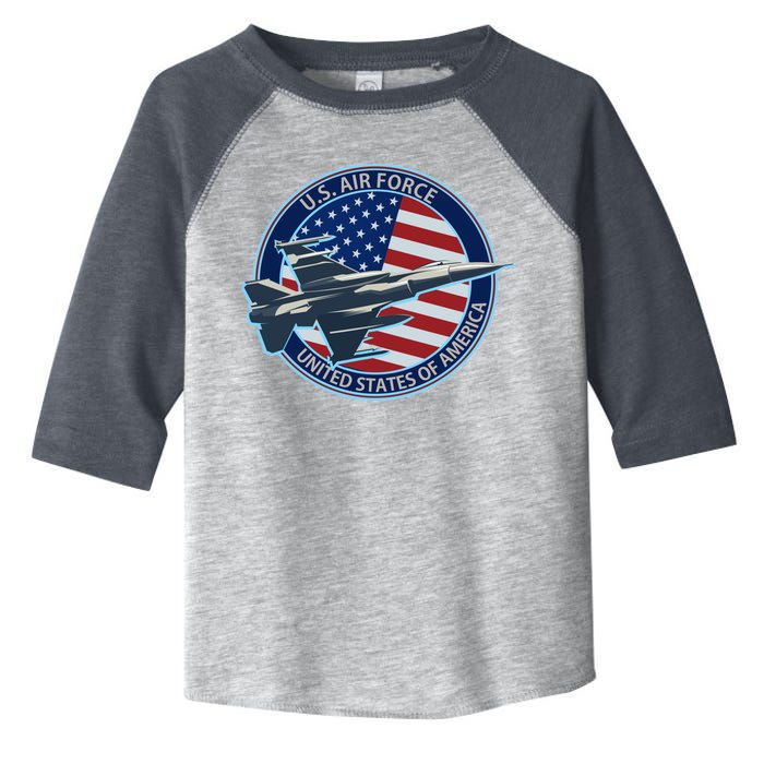 United States Air Force Logo Toddler Fine Jersey T-Shirt