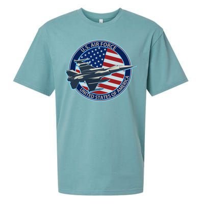 United States Air Force Logo Sueded Cloud Jersey T-Shirt