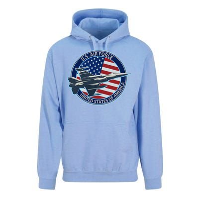 United States Air Force Logo Unisex Surf Hoodie